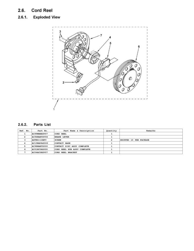 Panasonic MC-CG917 schematic page 6 preview