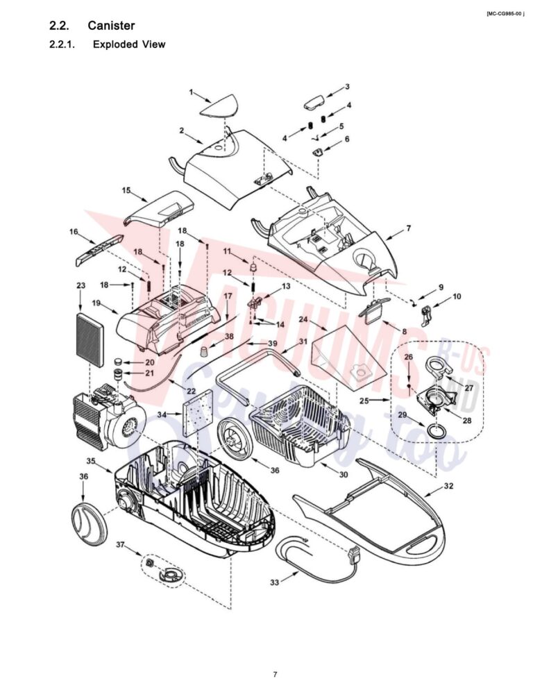 Panasonic MC-CG985 schematic page 2 preview