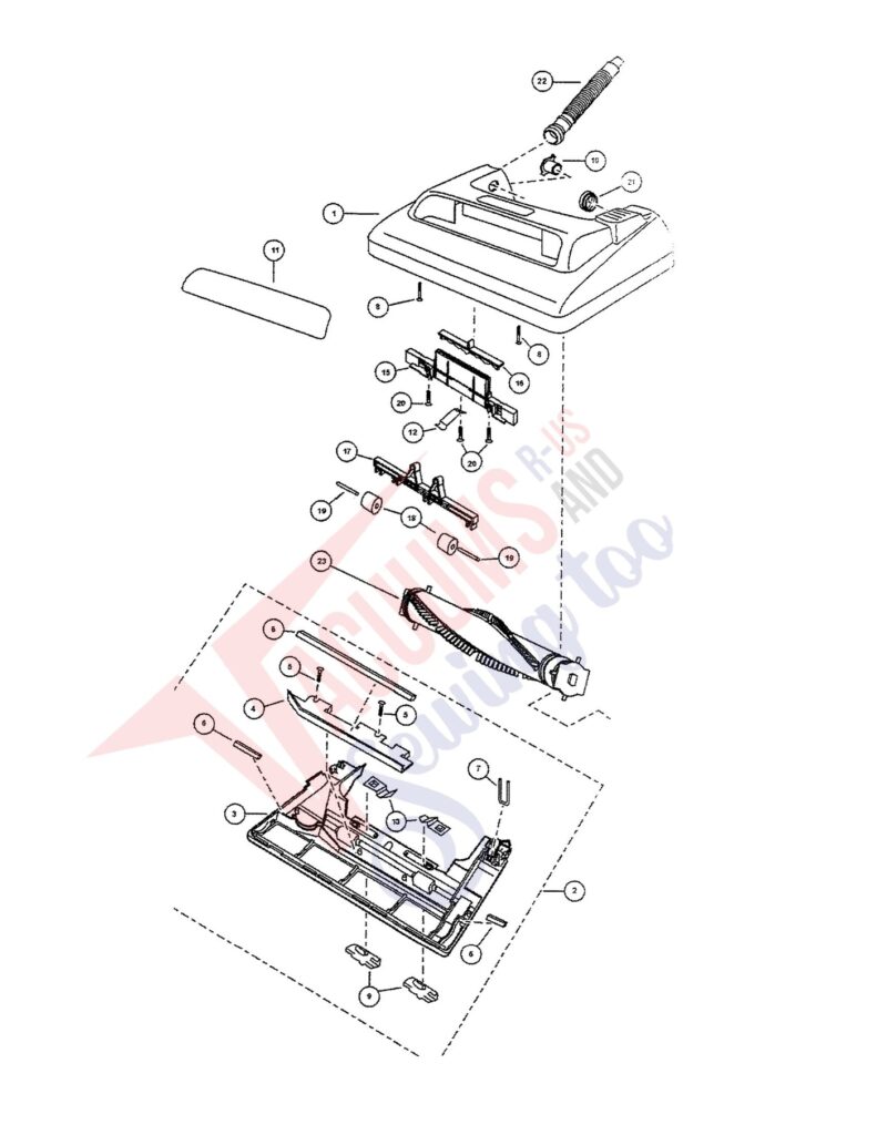 Panasonic MC-GG283 exploded schematic diagram (page 2)