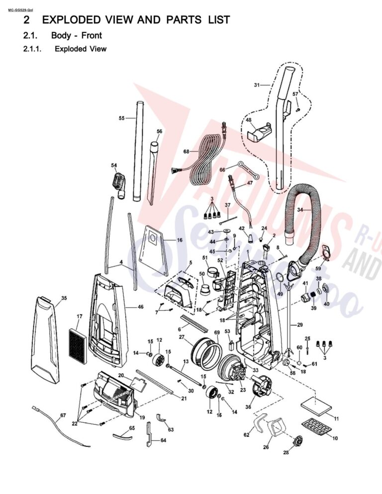 Panasonic MC-GG529 schematic page 1 preview