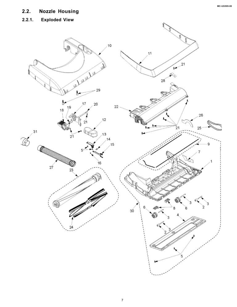 Panasonic MC-UG509 schematic page 2 preview