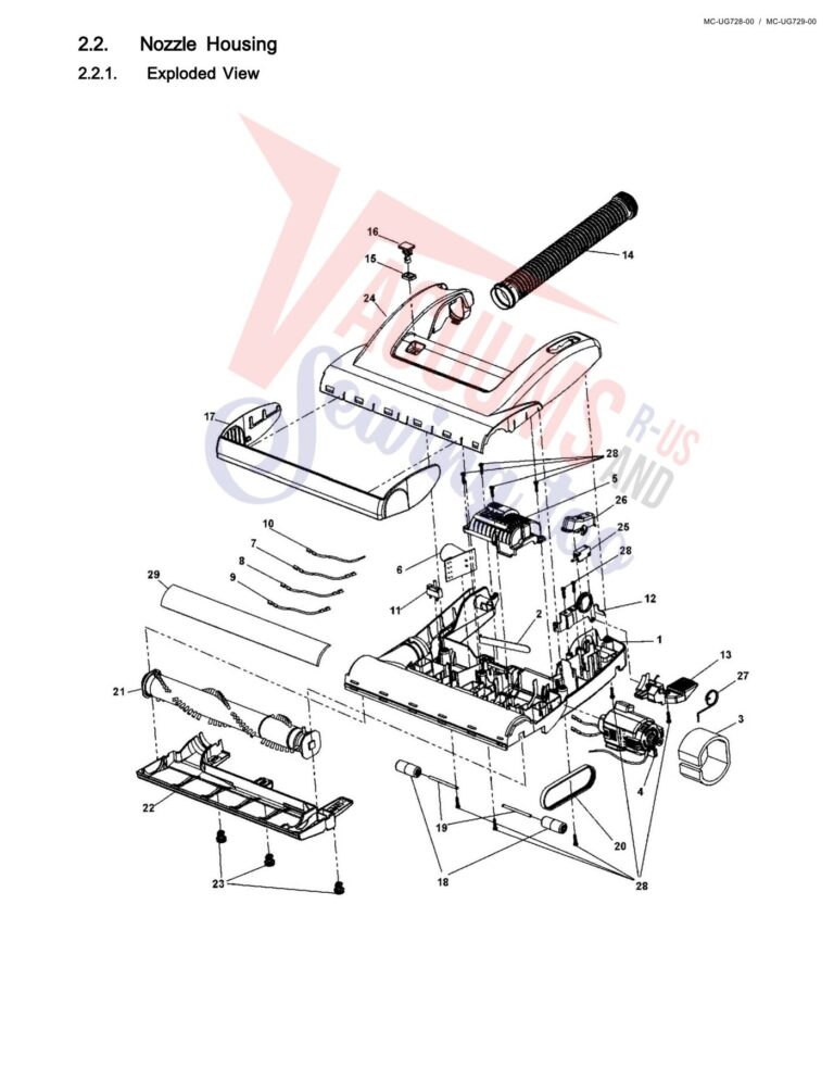 Panasonic MC-UG728 schematic page 2 preview