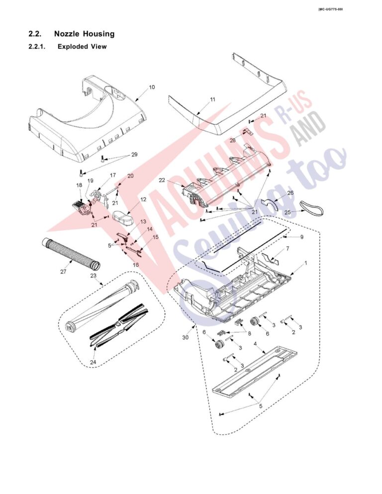 Panasonic MC-UG775 schematic page 2 preview