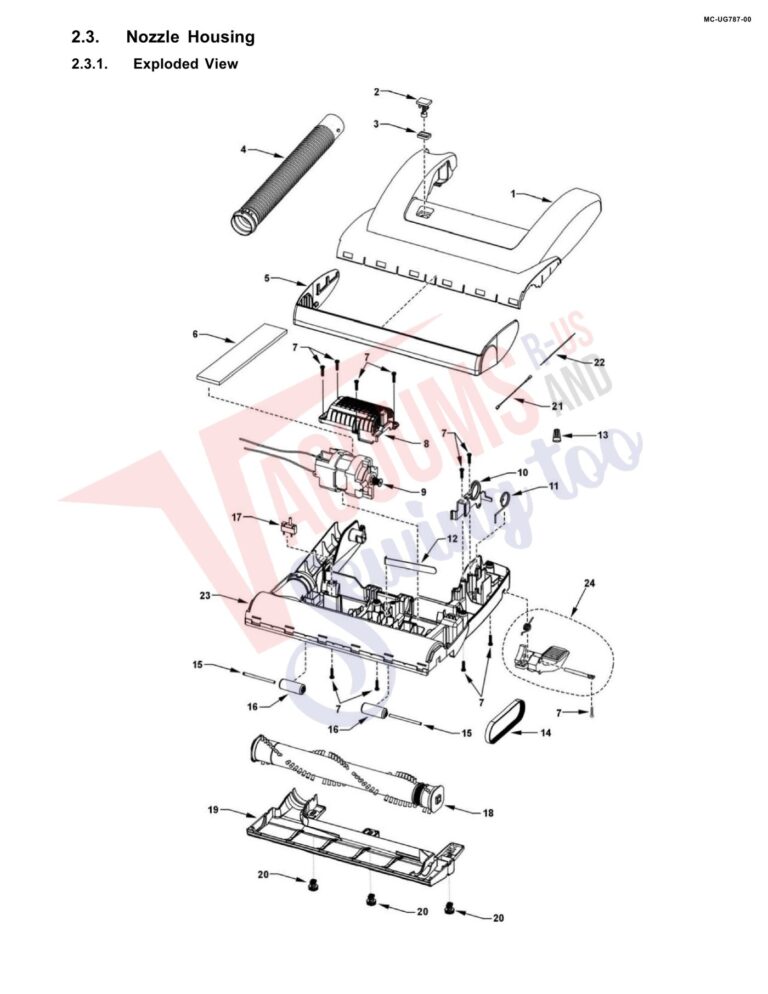Panasonic MC-UG787 schematic page 3 preview