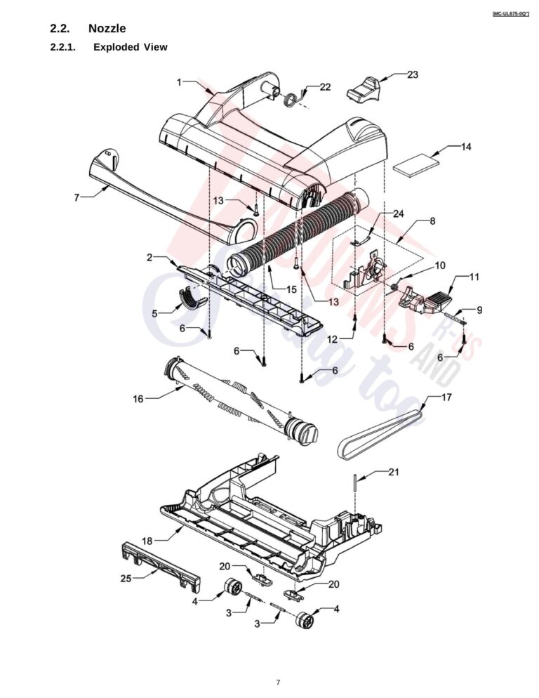 Panasonic MC-UL675 schematic page 2 preview