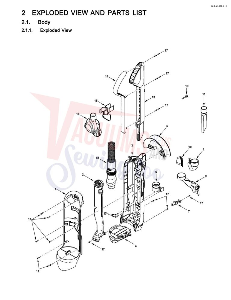Panasonic MC-UL810 schematic page 1 preview