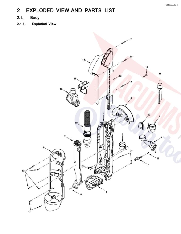 Panasonic MC-UL815 schematic page 1 preview