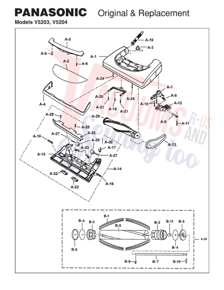 Panasonic V5203 schematic page 1 preview