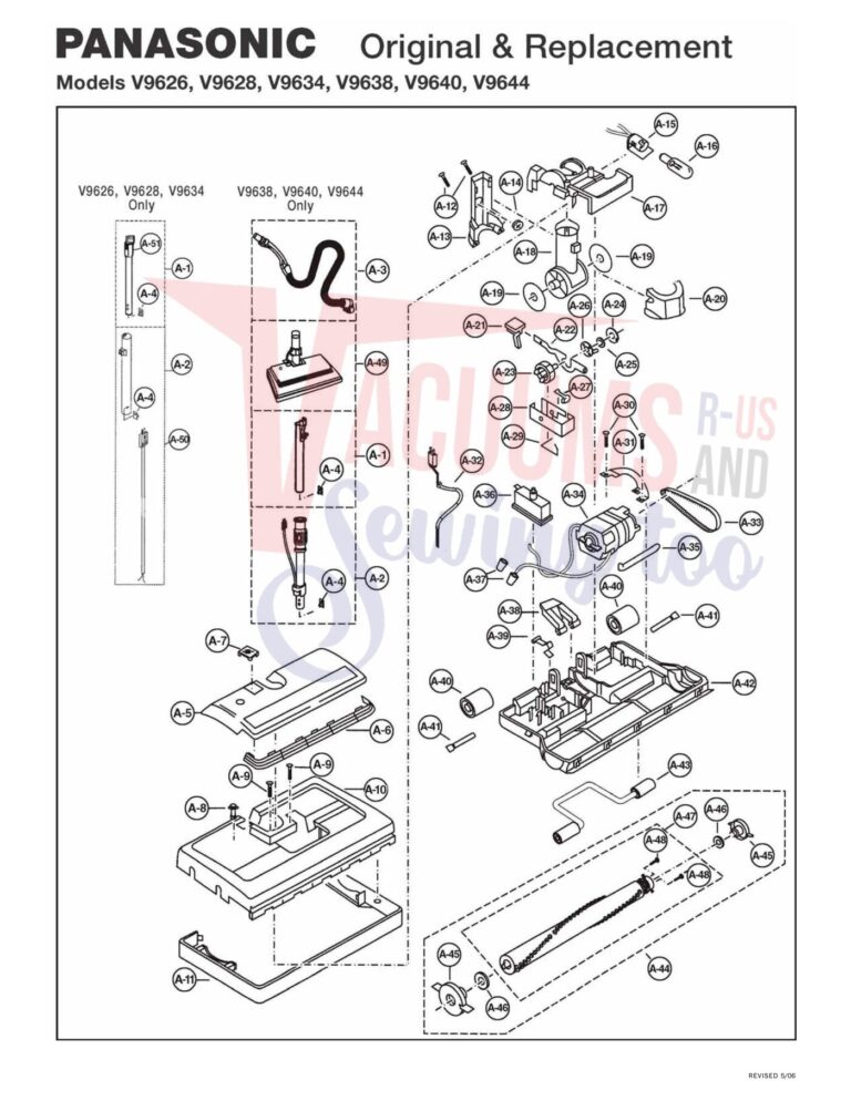 Panasonic V9626 schematic page 1 preview