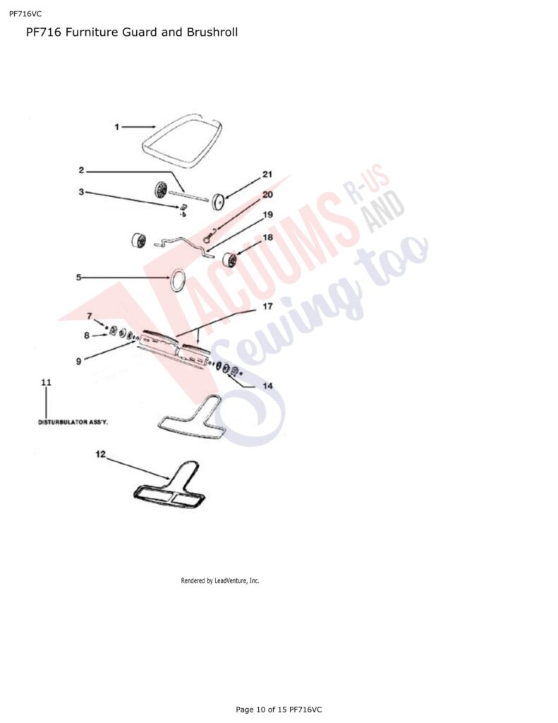Powr-Flite pf712 exploded schematic diagram (page 3)