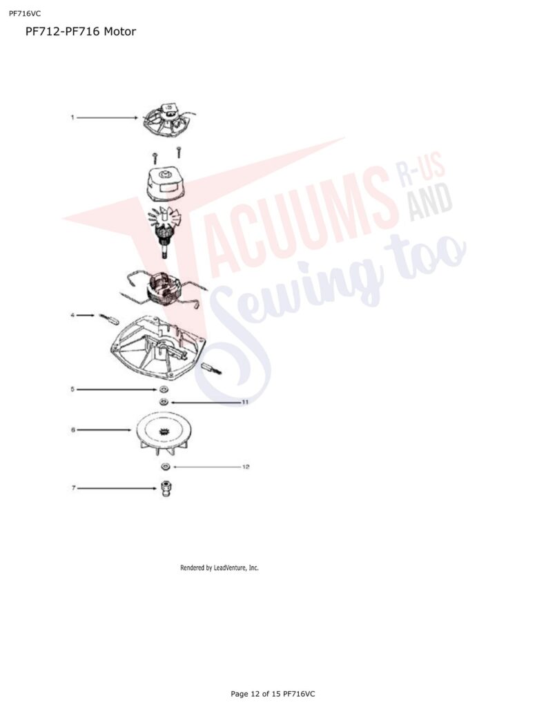 Powr-Flite pf712 exploded schematic diagram (page 4)