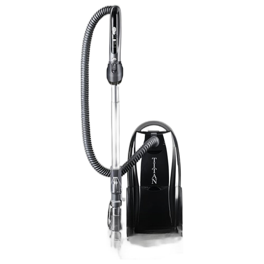 Titan T9500 Canister W/Plush Power Nozzle - Black
Hepa - Bagged - 8Ft Hose - 14''Cleaning Path - 2Yr Warr. For: titan - Image 3