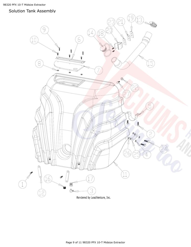 Tornado 98320 PFX exploded schematic diagram (page 3)