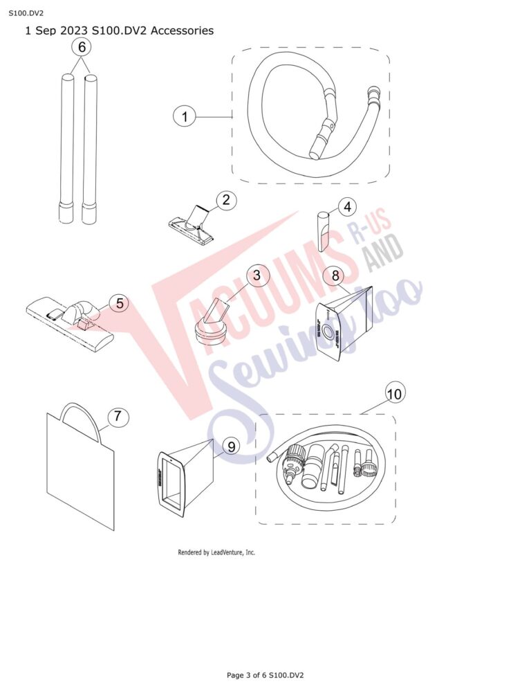 Simplicity S100.DV2 schematic page 1 preview