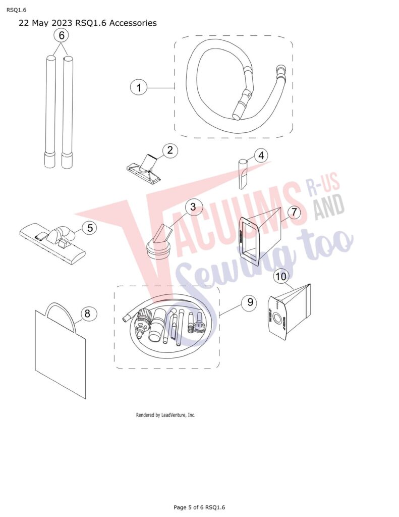 Riccar RSQ1.6 exploded schematic diagram (page 2)