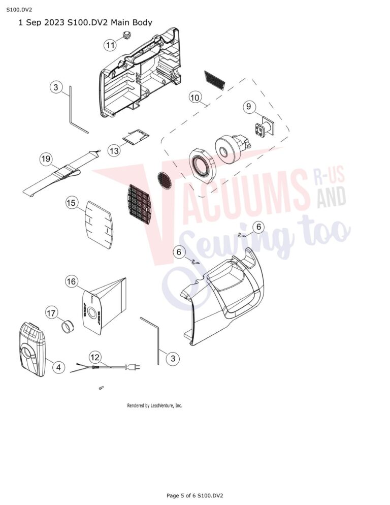 Simplicity S100.DV2 schematic page 2 preview
