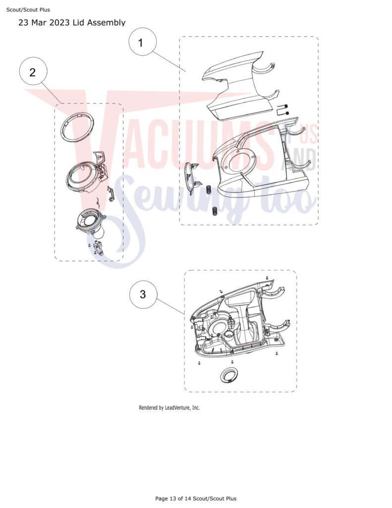 Simplicity Scout exploded schematic diagram (page 6)