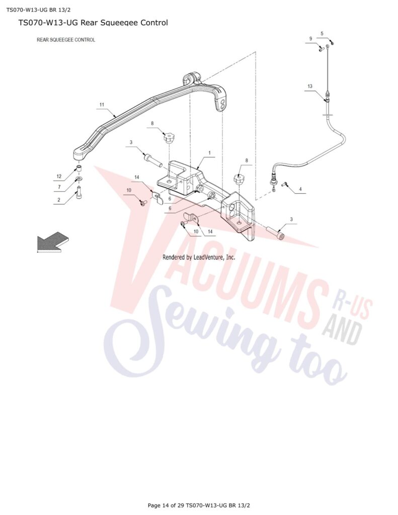 Tornado TS070-W13-UG BR 13/1 exploded schematic diagram (page 7)