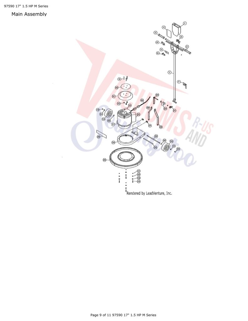 Tornado 97590 exploded schematic diagram (page 3)