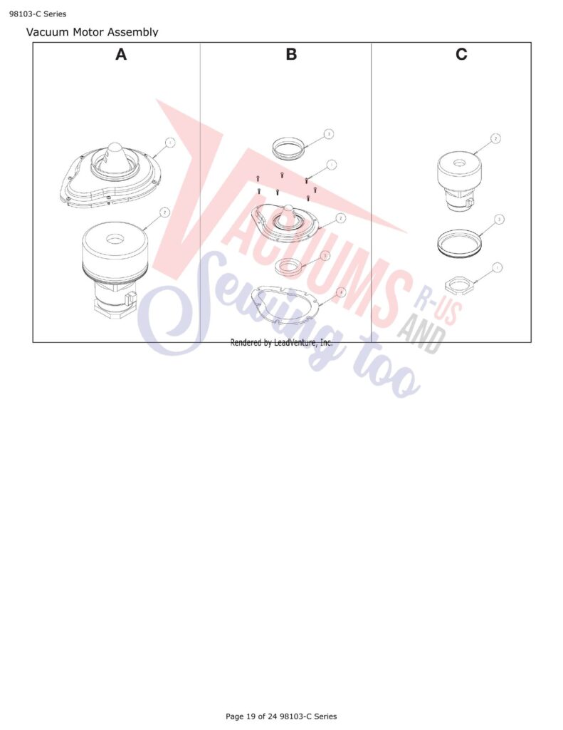 Tornado 98103-C Series exploded schematic diagram (page 9)