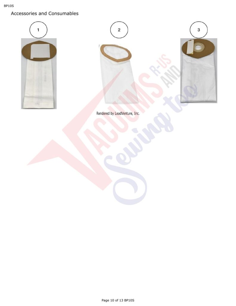 Powr-Flite BP10S exploded schematic diagram (page 4)