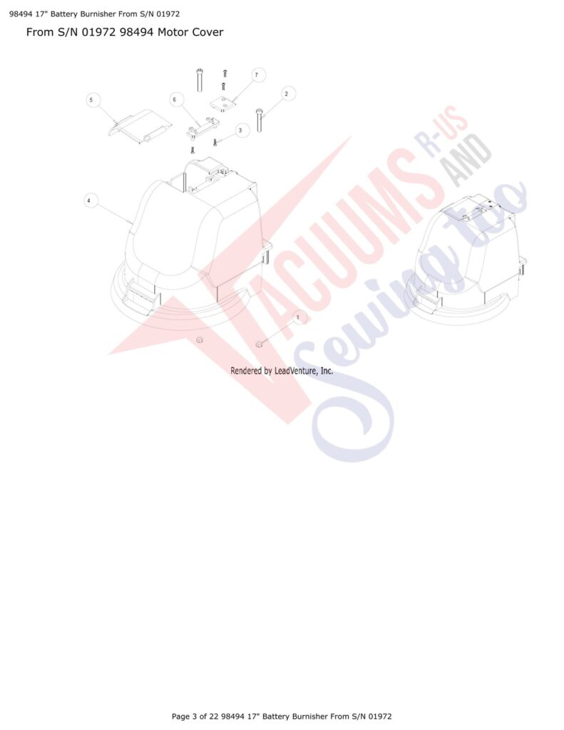 Tornado 98494 exploded schematic diagram (page 1)