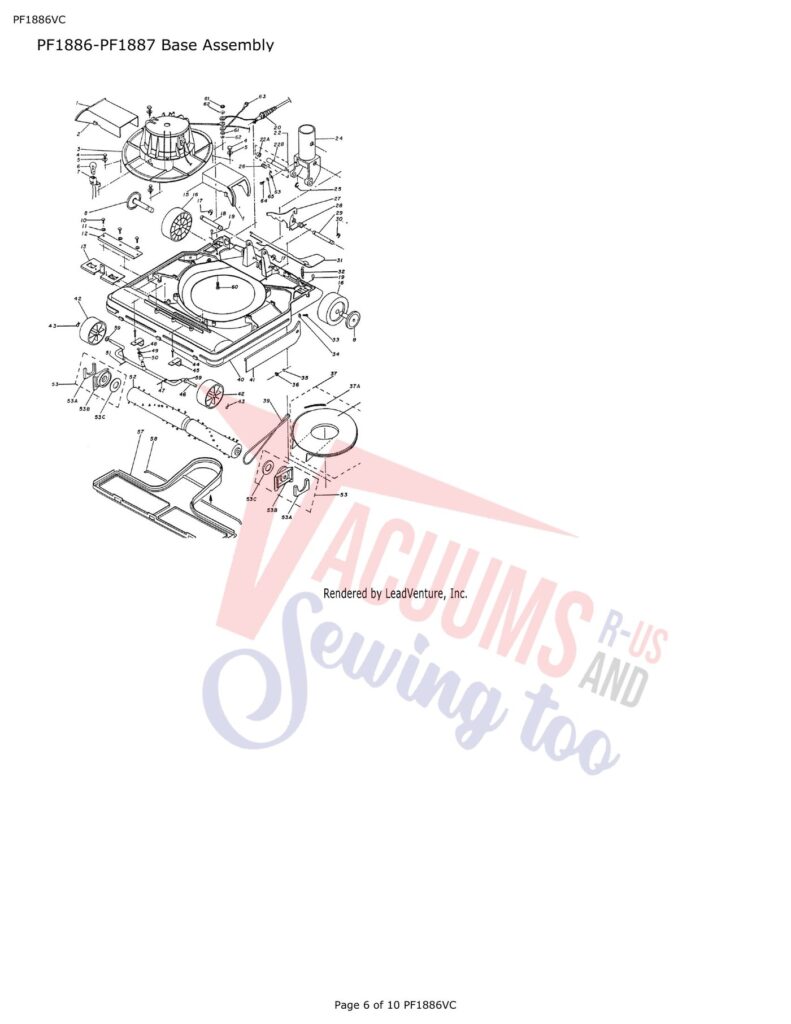 Powr-Flite PF1886 exploded schematic diagram (page 2)