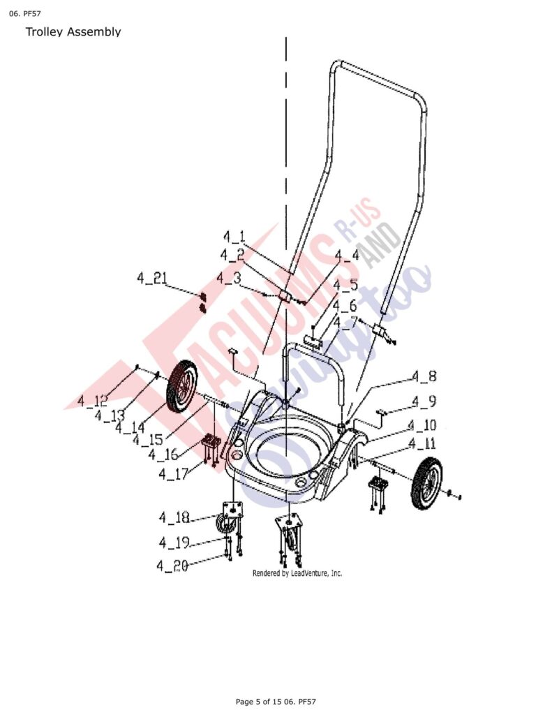 Powr-Flite PF57 exploded schematic diagram (page 2)