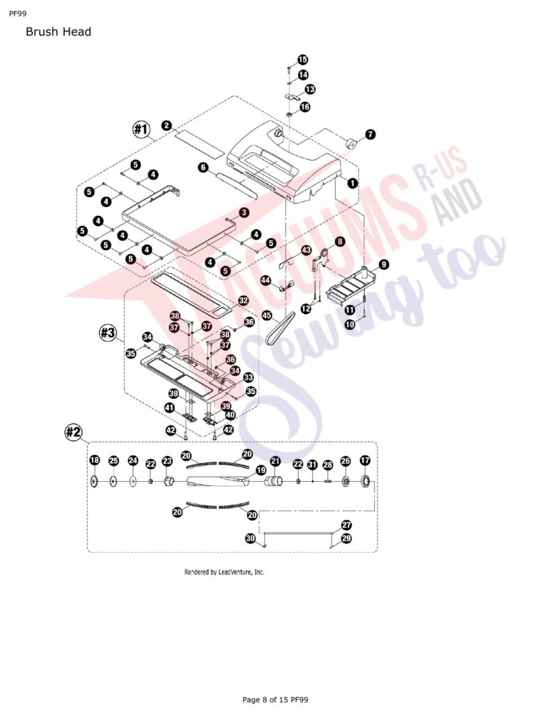 Powr-Flite PF99 exploded schematic diagram (page 2)