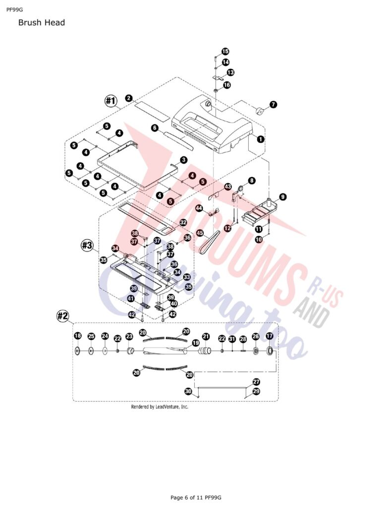 Powr-Flite PF99G exploded schematic diagram (page 2)