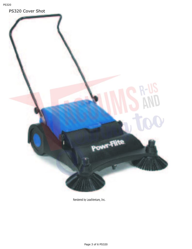 Powr-Flite PS320 exploded schematic diagram (page 1)