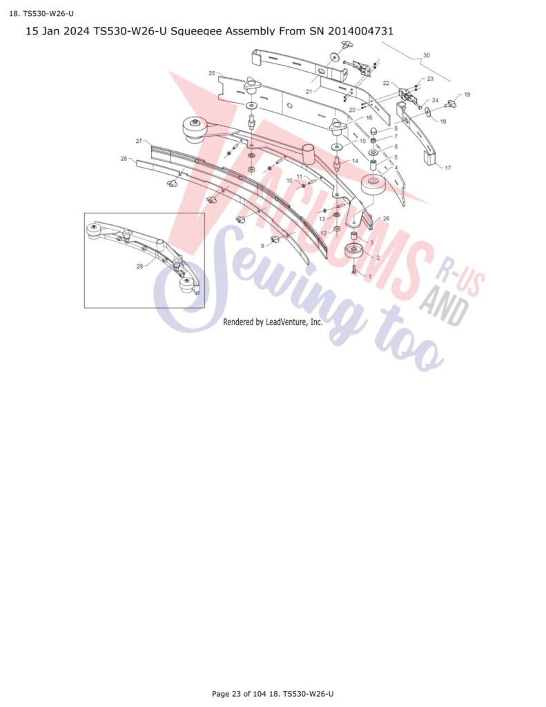 Tornado TS530-W26-U exploded schematic diagram (page 2)