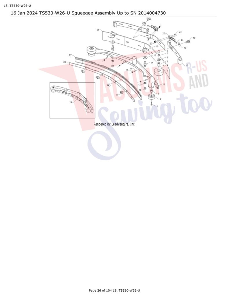 Tornado TS530-W26-U exploded schematic diagram (page 3)