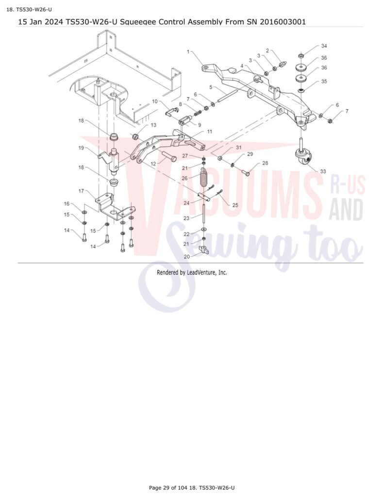 Tornado TS530-W26-U exploded schematic diagram (page 4)