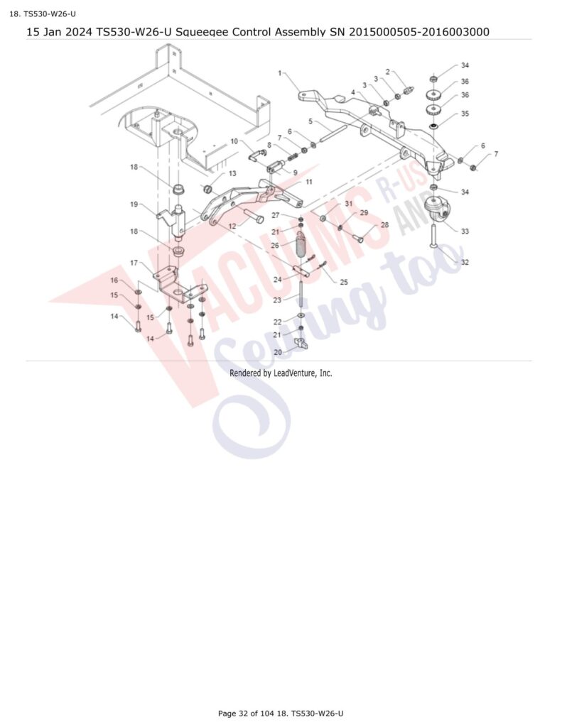 Tornado TS530-W26-U exploded schematic diagram (page 5)