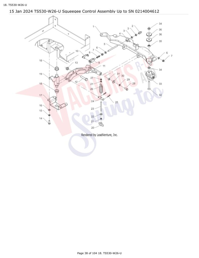 Tornado TS530-W26-U exploded schematic diagram (page 7)