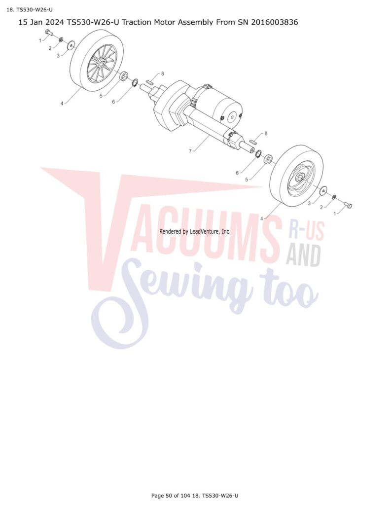 Tornado TS530-W26-U exploded schematic diagram (page 11)