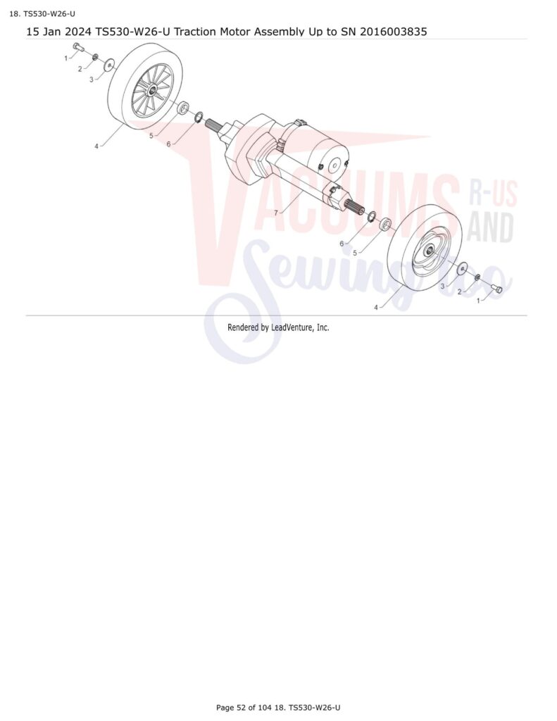 Tornado TS530-W26-U exploded schematic diagram (page 13)