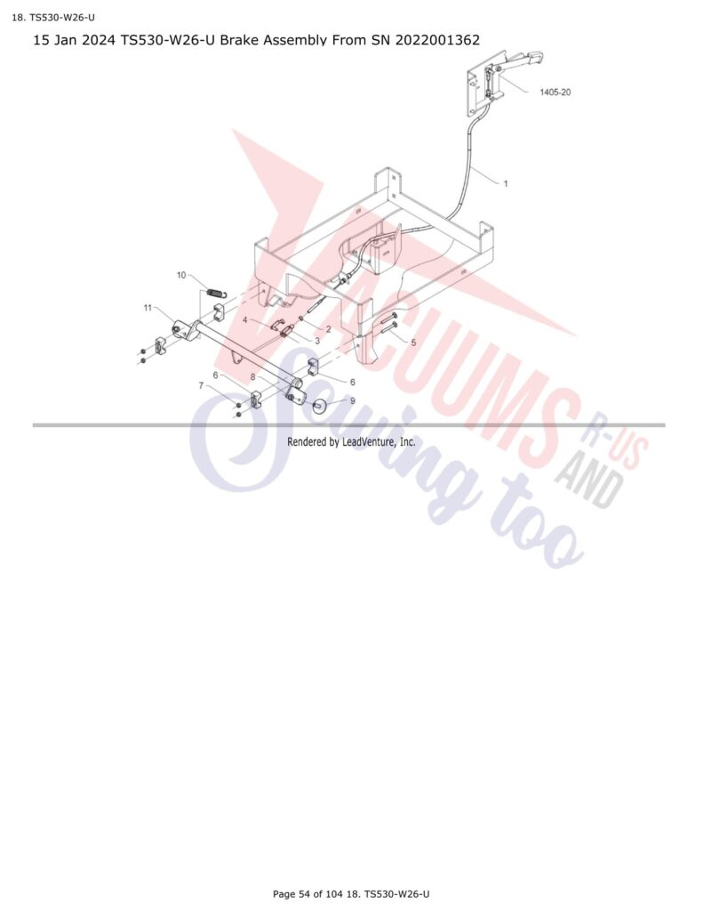 Tornado TS530-W26-U exploded schematic diagram (page 14)