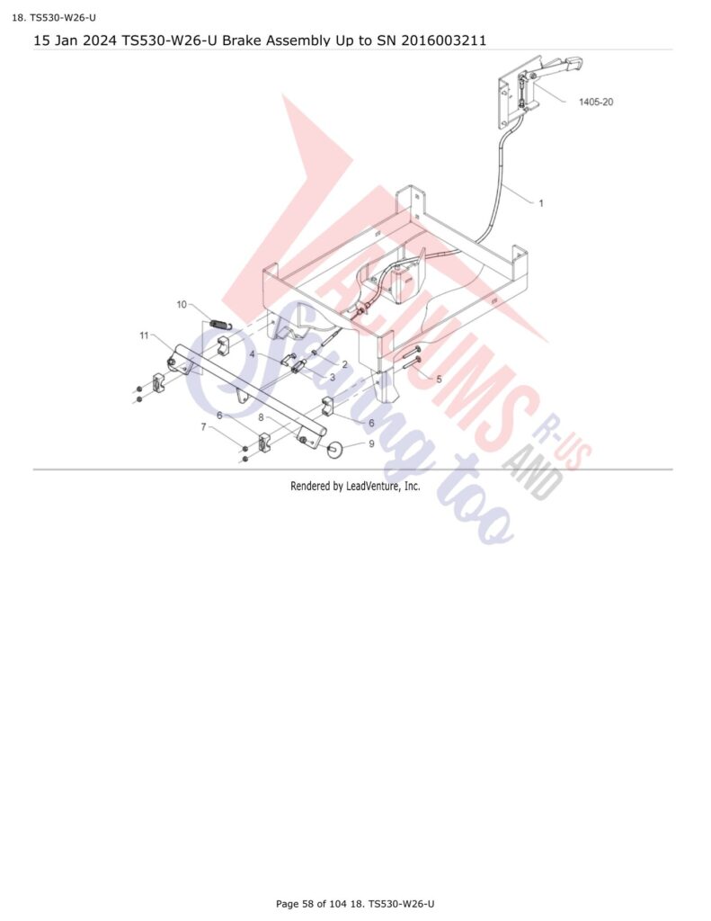 Tornado TS530-W26-U exploded schematic diagram (page 16)