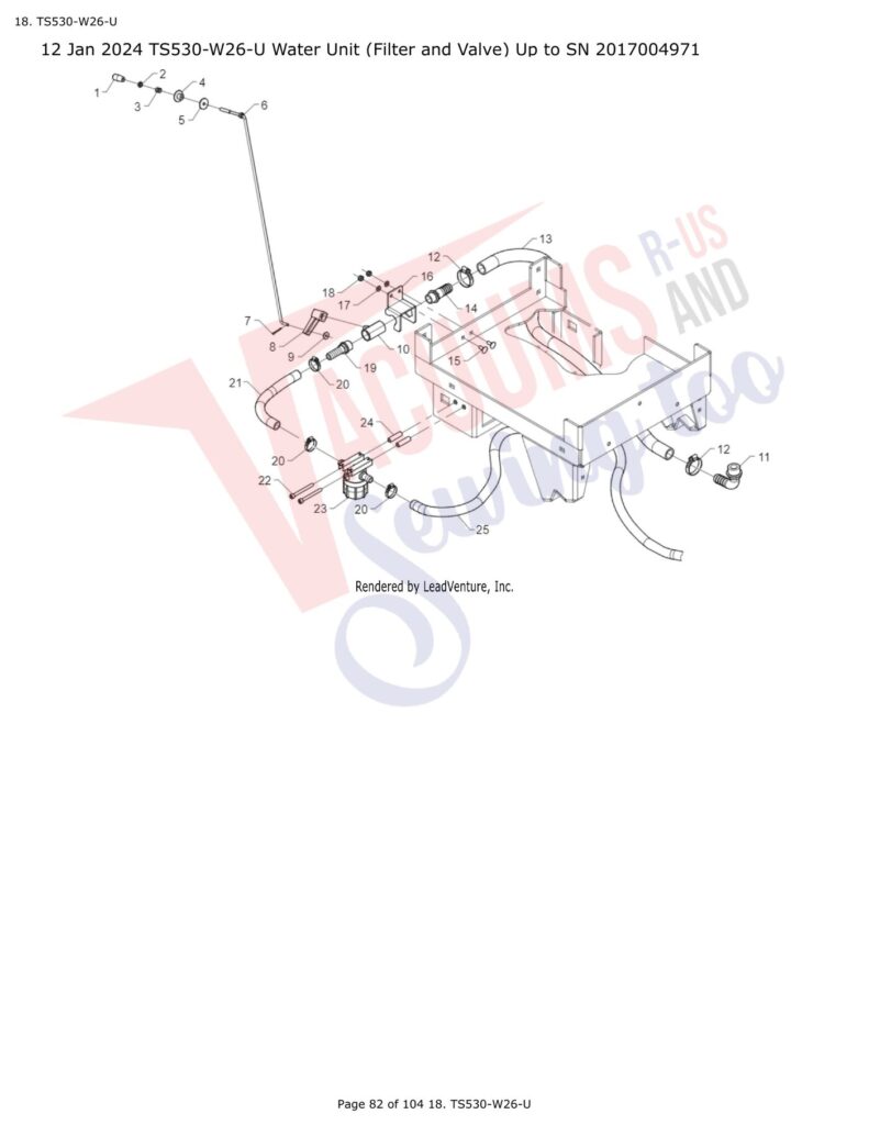 Tornado TS530-W26-U exploded schematic diagram (page 27)
