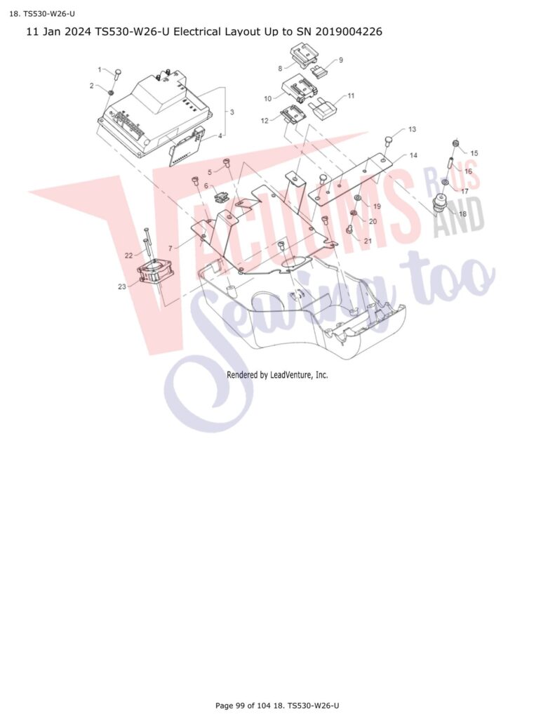 Tornado TS530-W26-U exploded schematic diagram (page 35)