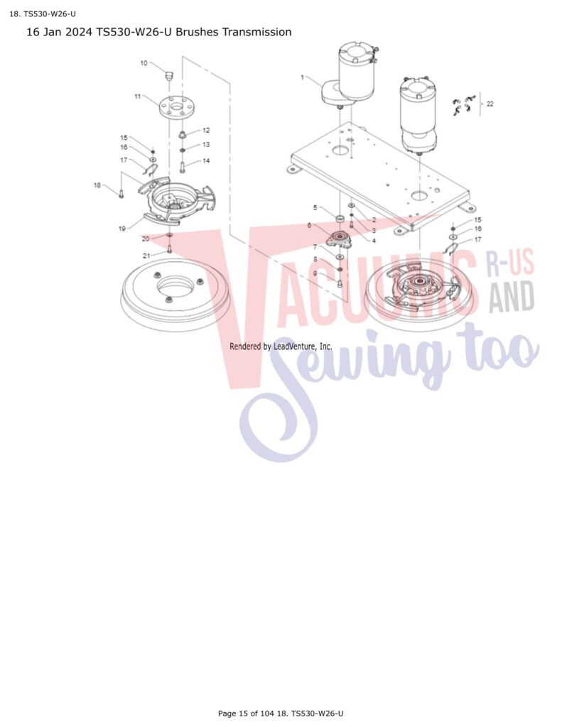 Tornado TS530-W26-U exploded schematic diagram (page 40)