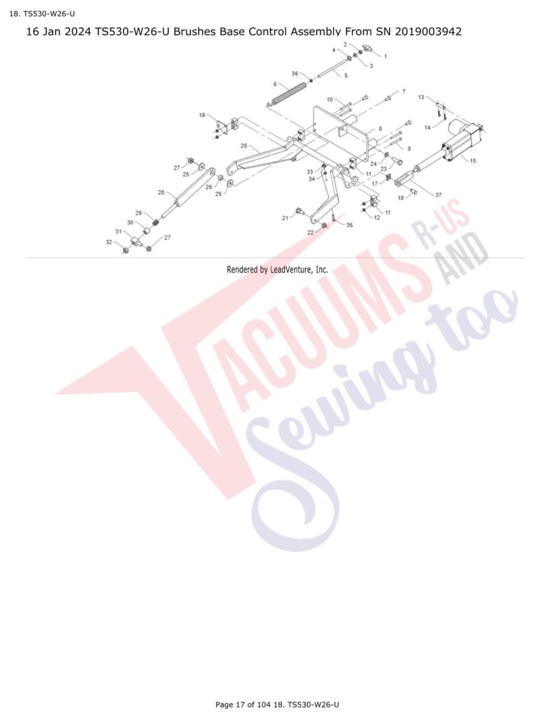 Tornado TS530-W26-U exploded schematic diagram (page 41)