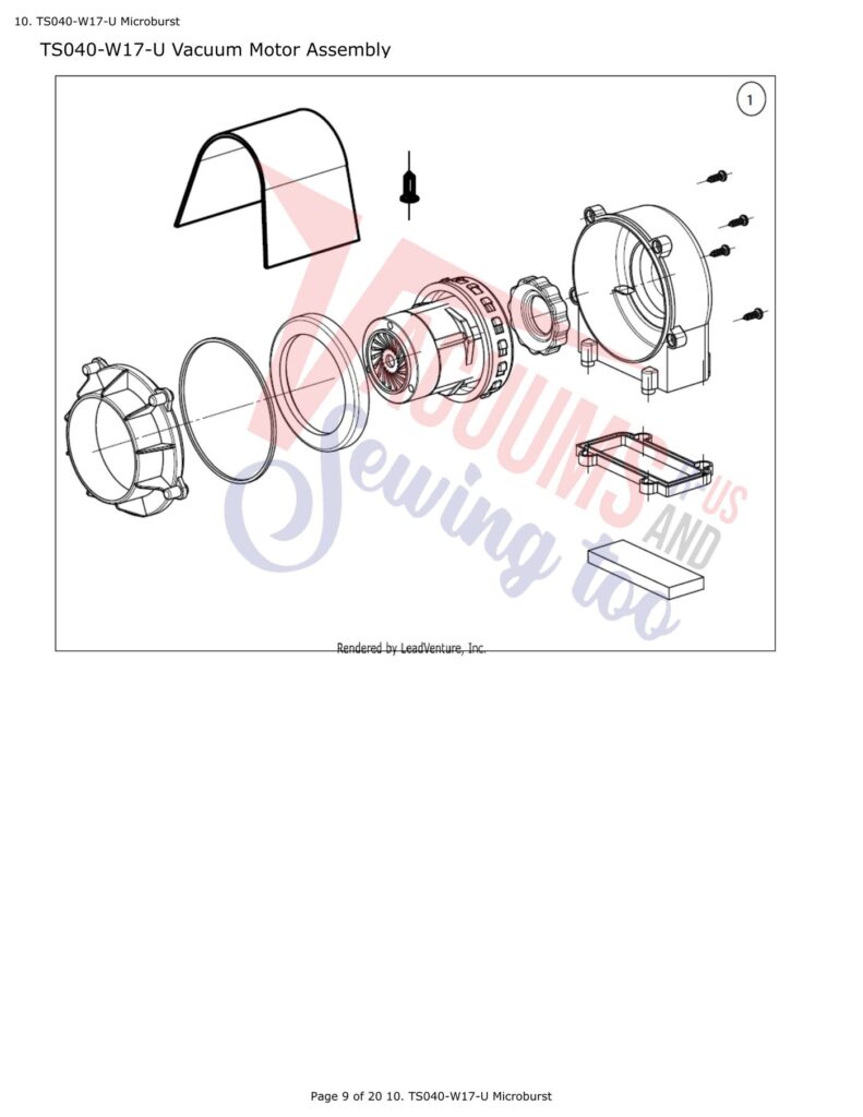 Tornado TS040-W17-U exploded schematic diagram (page 4)