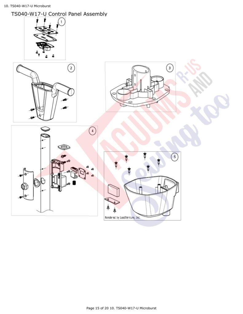 Tornado TS040-W17-U exploded schematic diagram (page 7)