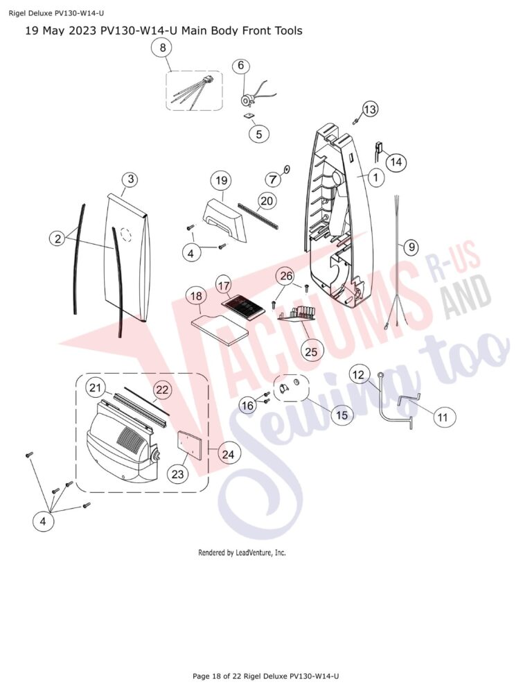 Powr-Flite PV100-W14-U schematic page 8 preview