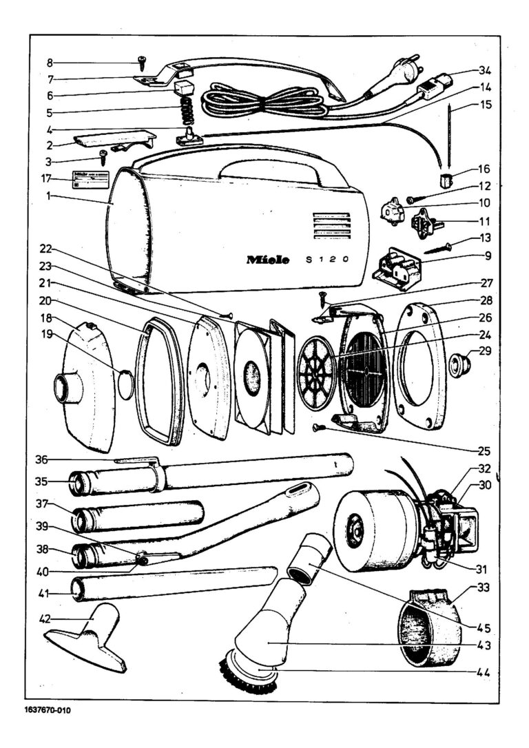 Miele S120 schematic page 1 preview