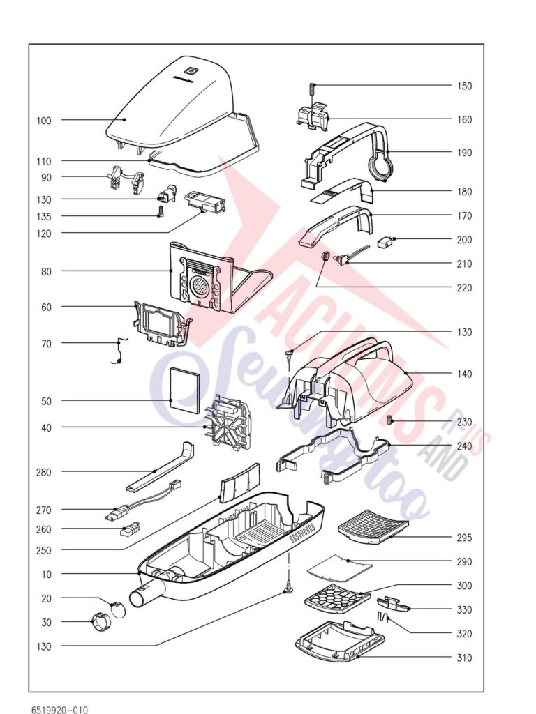 Miele S166 schematic page 1 preview