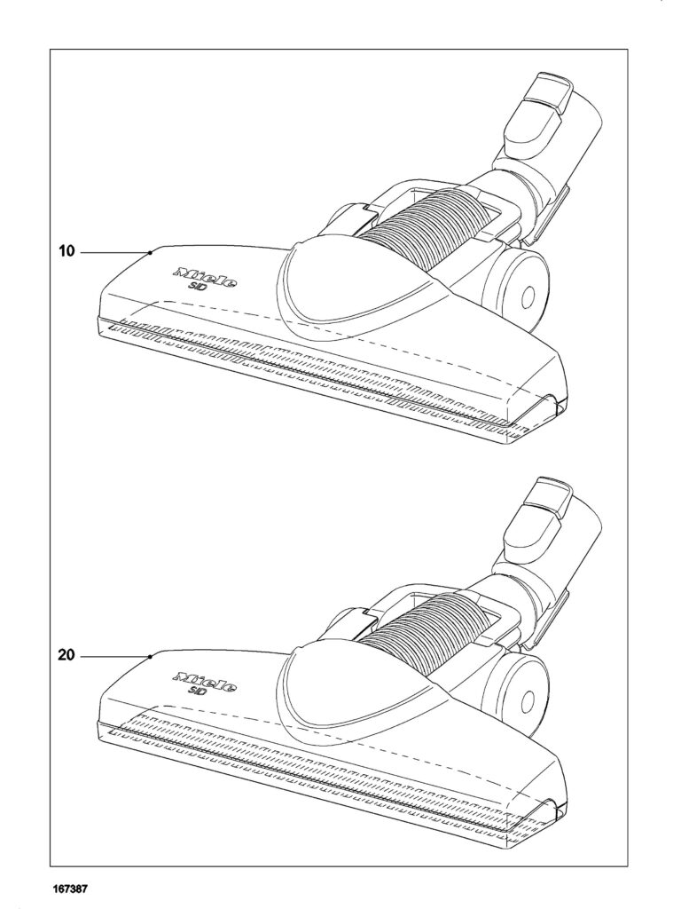 Miele SID10/20 exploded schematic diagram (page 1)